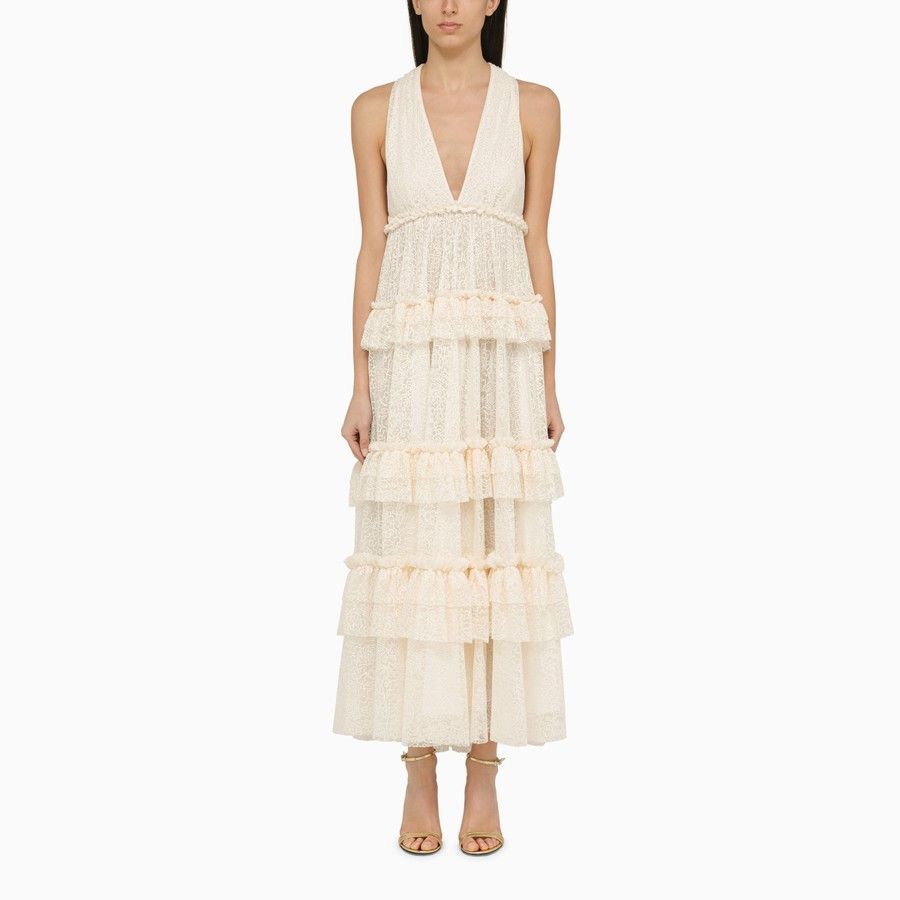 Philosophy di Lorenzo Serafini o1d2blof0924 Long Dress in White Size XS / US 0-2 / IT 36-38 - 1 Thumbnail