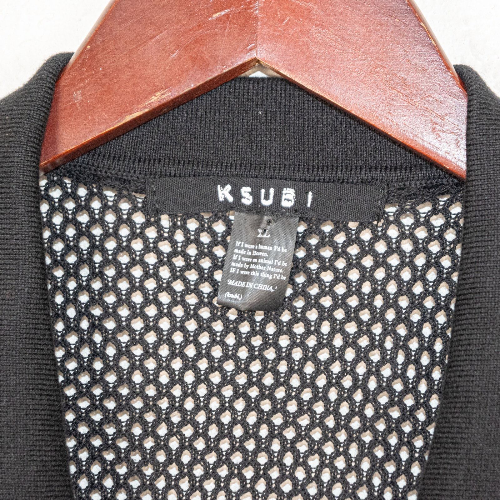 Ksubi Ksubi XL Open Knit Resort Camp Shirt short Sleeve in Black Size US XL / EU 56 / 4 - 5 Thumbnail
