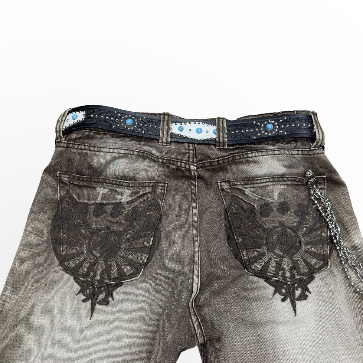 Al Wissam 2000s vintage y2k baggy Al Wissam Jeans Size US 38 / EU 54 - 5 Thumbnail