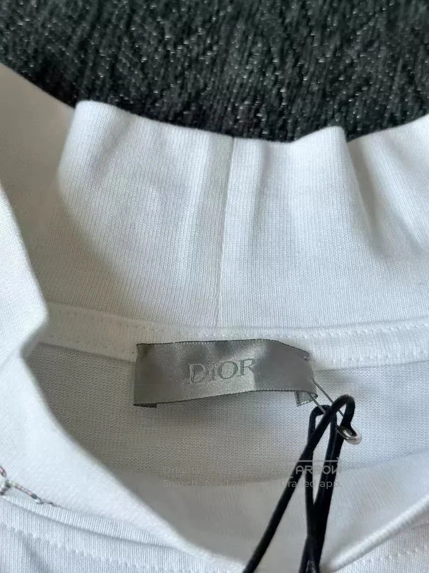 Dior dior stussy white skull embroidered short sleeve. Size US L / EU 52-54 / 3 - 2 Thumbnail