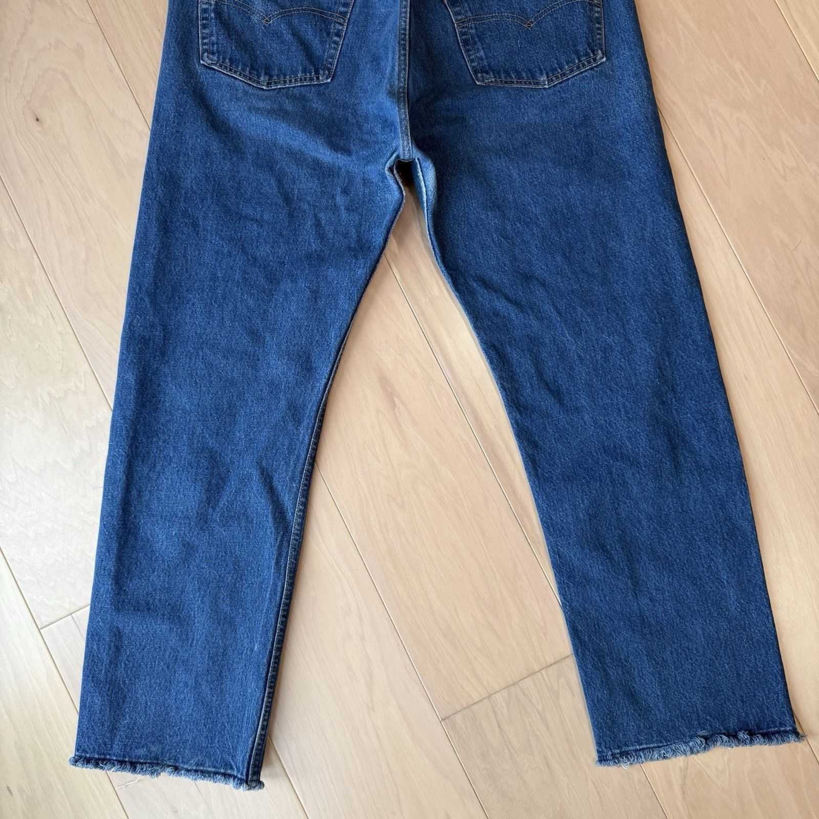 Levi's × Vintage Vintage Levis 501 Jeans 36 Blue Dark Wash Straight Denim Size US 36 / EU 52 - 8 Thumbnail
