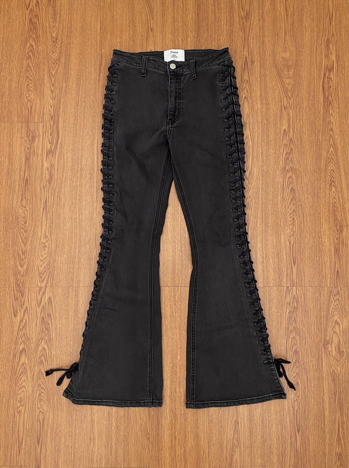 If Six Was Nine × Japanese Brand × Le Grande Bleu (L.G.B.) Jouetie flare rope pants (Unisex) Size 28" / US 6 / IT 42 - 1 Thumbnail