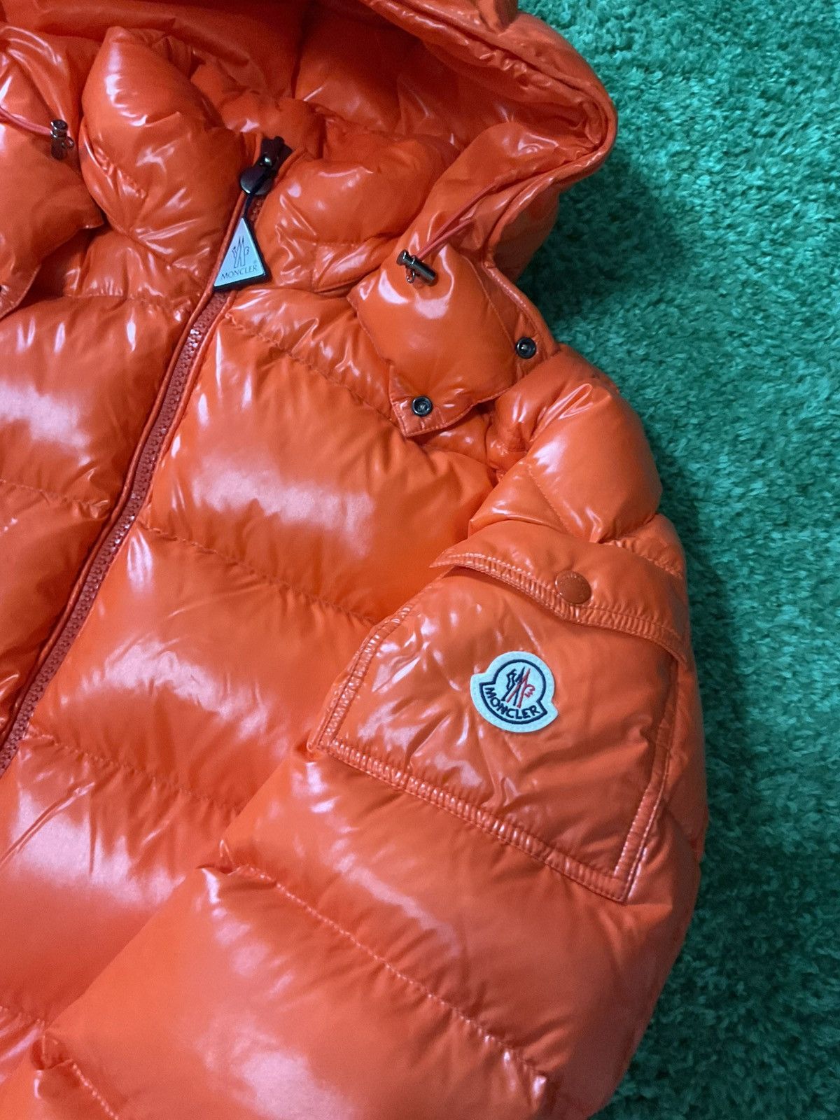 Moncler Orange moncler maya Size US L / EU 52-54 / 3 - 2 Thumbnail