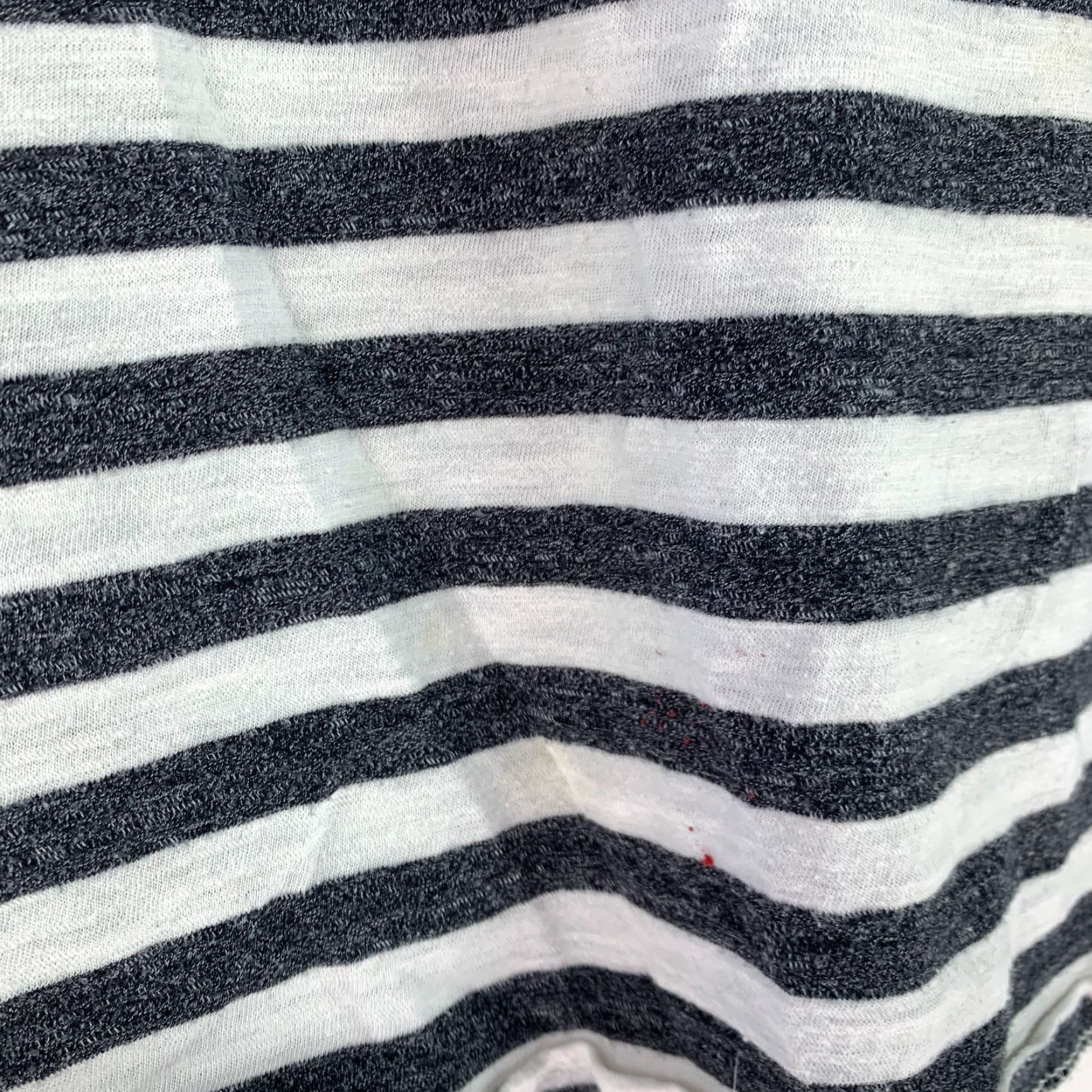 Vintage VINTAGE? no. Sonoma Gray White Striped Everyday Tee T-Shirt Womens XL B Size XL / US 12-14 / IT 48-50 - 2 Thumbnail