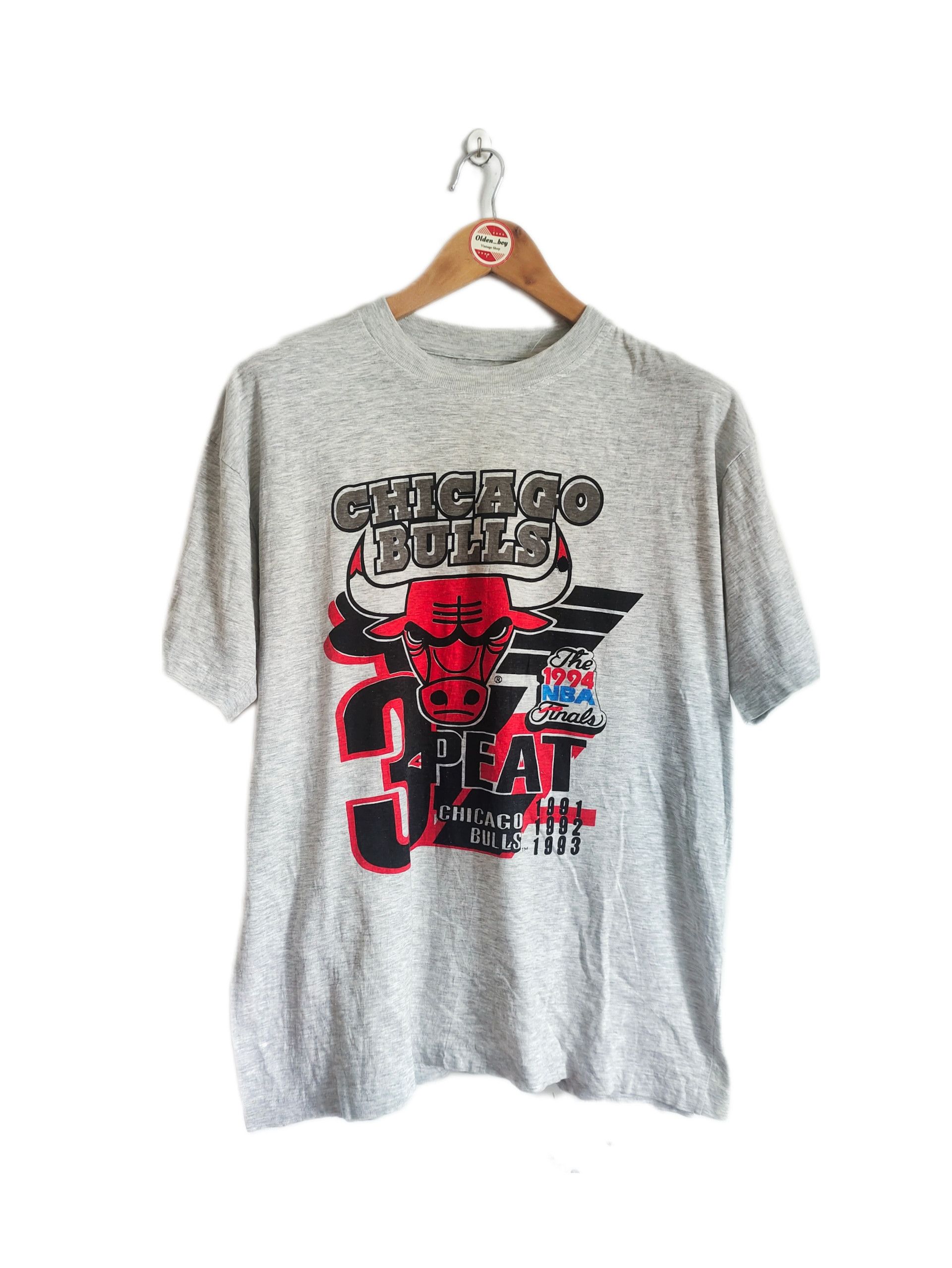 Vintage Vintage Chicago Bulls "The 1994 NBA Finals" T-shirt Size US XL / EU 56 / 4 - 1 Thumbnail