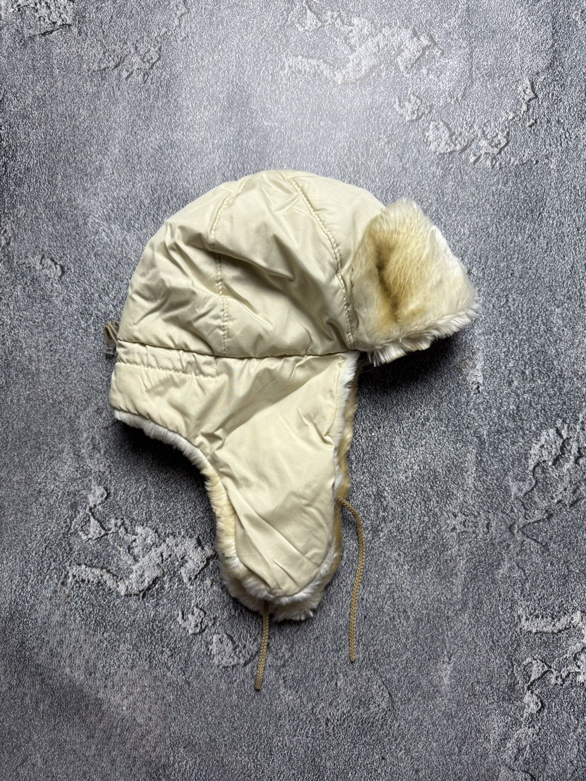 Other Y2K Nylon Lace Ushanka Vintage Fuzzy Warm Trapper Hat lgb Size ONE SIZE - 1 Thumbnail