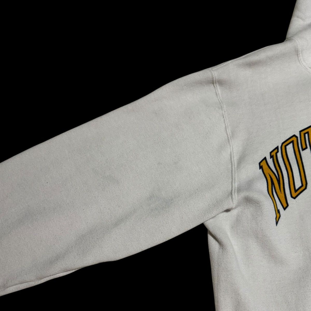 Champion Vintage 90s Notre Dame University Stained Hoodie Women's XL Size XL / US 12-14 / IT 48-50 - 5 Thumbnail