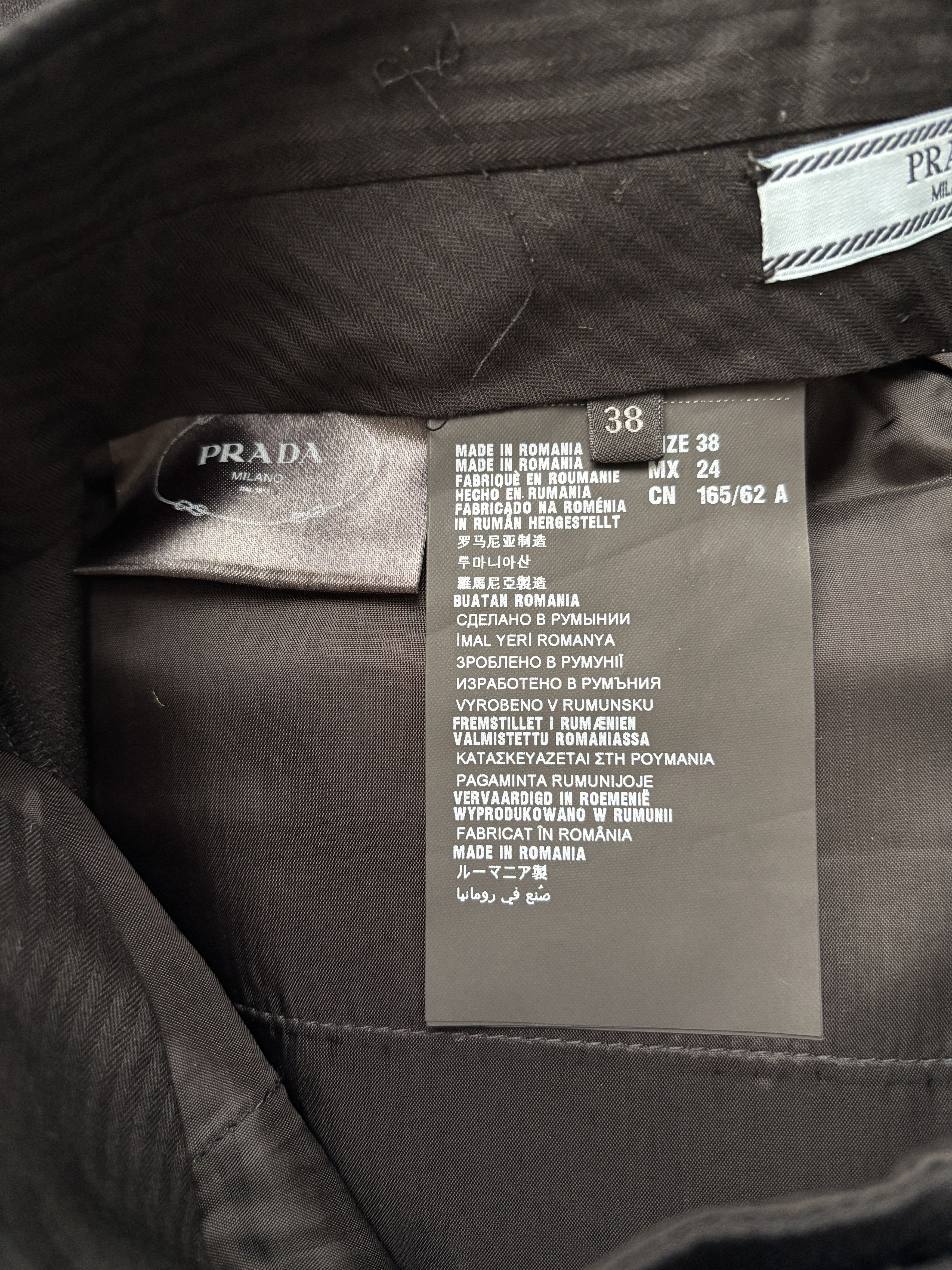 Prada ⚡️QUICK SALE⚡️2015 Prada Black Pants Trousers Size 26" / US 2 / IT 38 - 6 Thumbnail