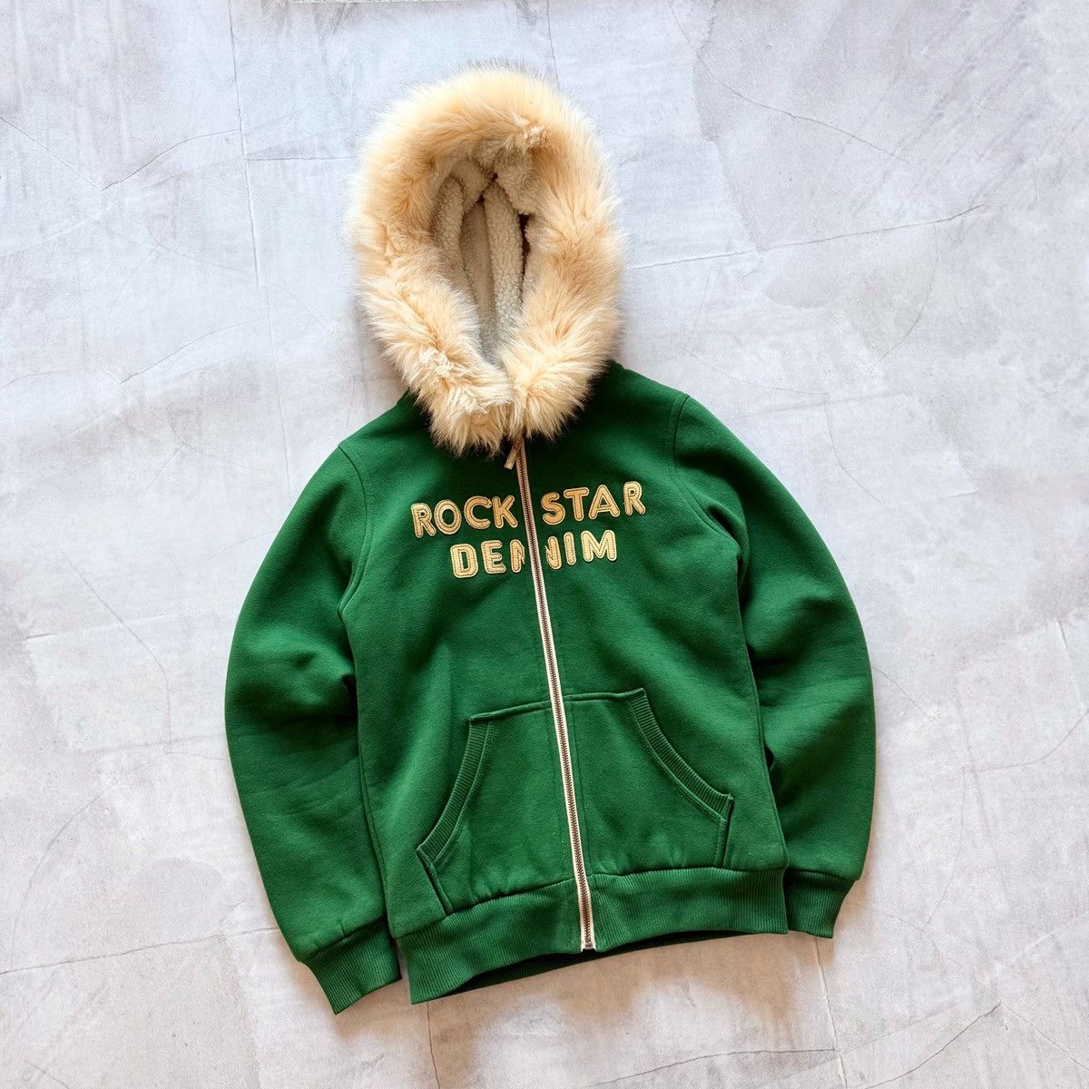 Hysteric Glamour × Undercover Rockstar LGB If Six Was Nine Vibe Faux Fur Zip Hoodie Jacket Size US S / EU 44-46 / 1 - 1 Thumbnail