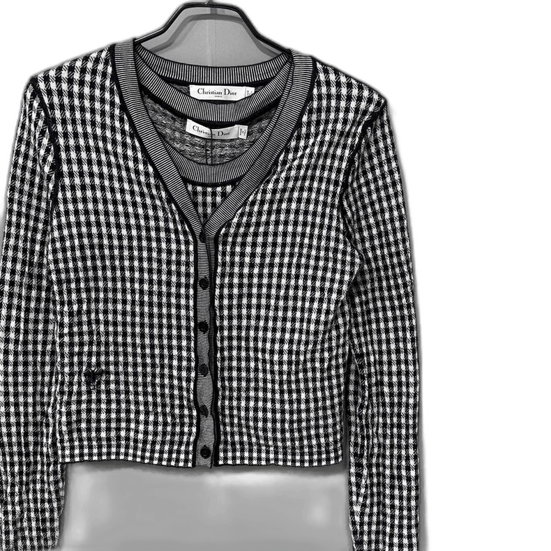 New Two-Piece Cashmere Cardigan Set