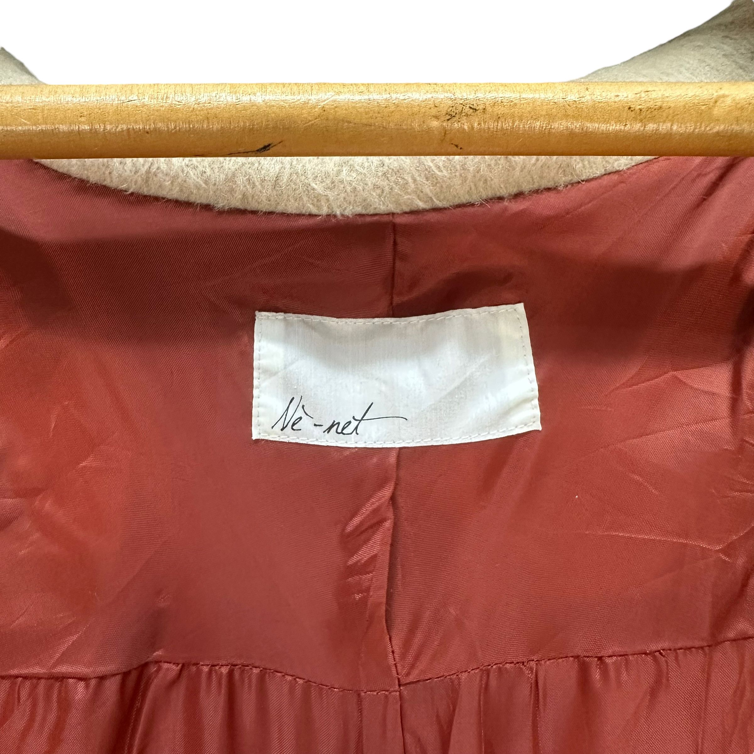 Issey Miyake NE-NET WOOL CROPPED HOODIE JACKET #8587-016 Size US S / EU 44-46 / 1 - 7 Thumbnail