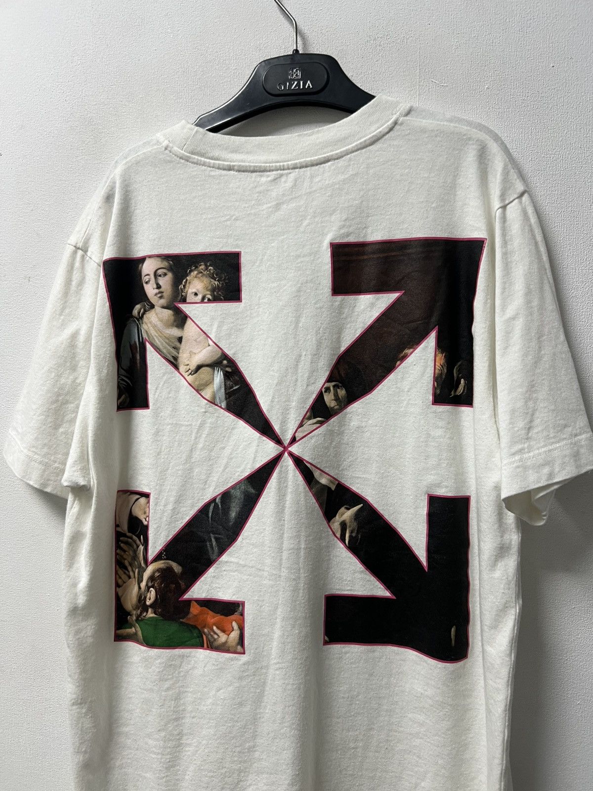 Off-White Off-White Caravaggio T-Shirt Big Logo Size S Luxury Size US S / EU 44-46 / 1 - 13 Thumbnail