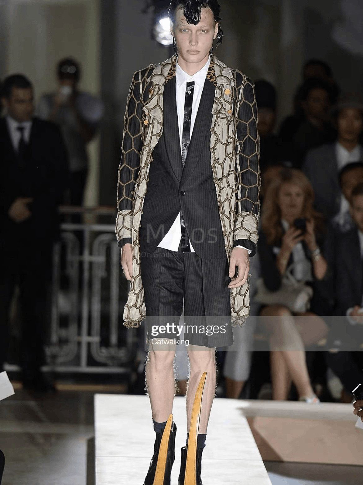 Comme des Garcons Homme Plus Comme Des Garcons Homme Plus Leopard Neck Jacket-2508 Size US XS / EU 42 / 0 - 6 Thumbnail