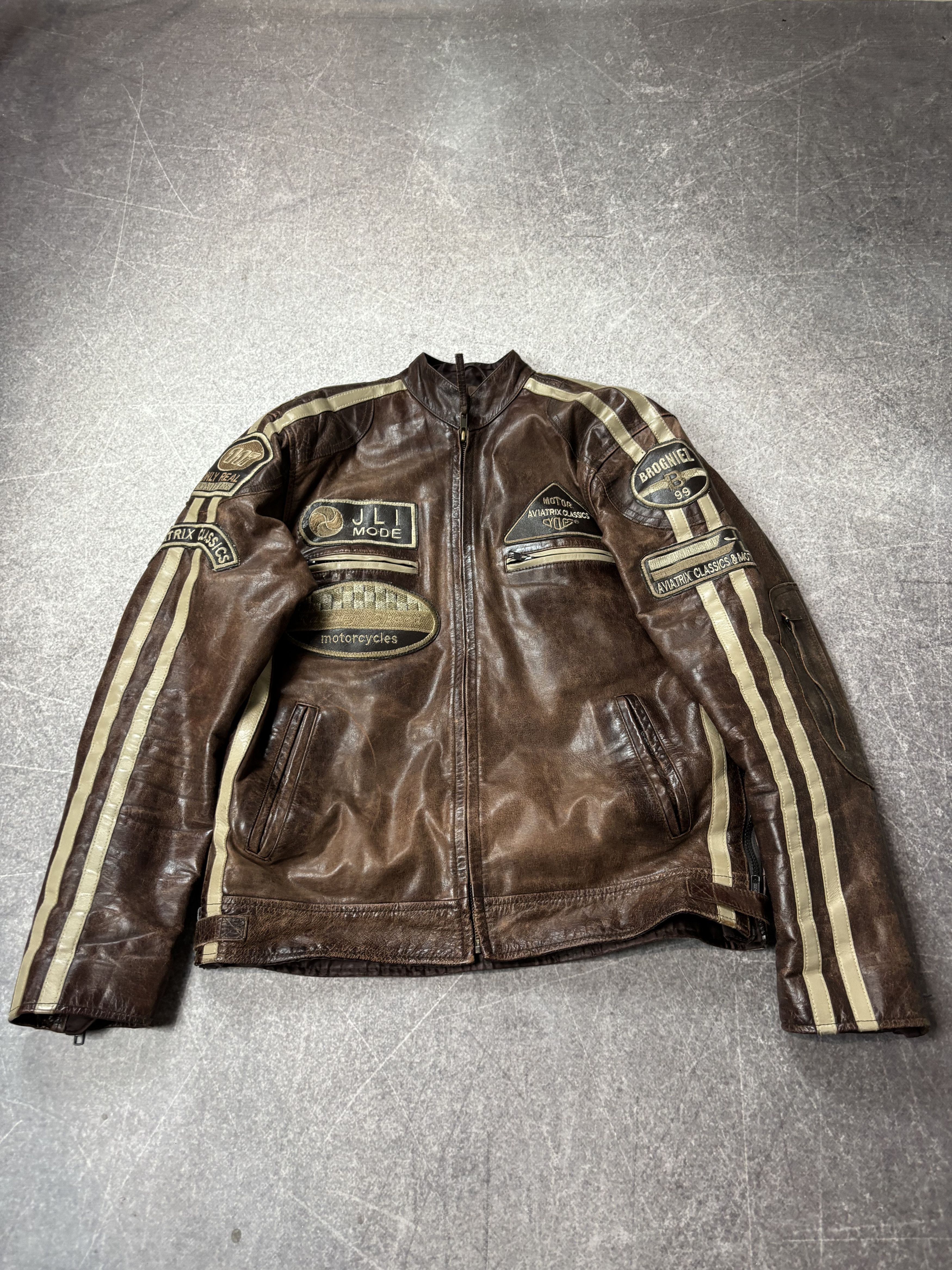 Yohji Yamamoto vTG rick owens type racing cropped leather jacket mens Size US S / EU 44-46 / 1 - 2 Thumbnail