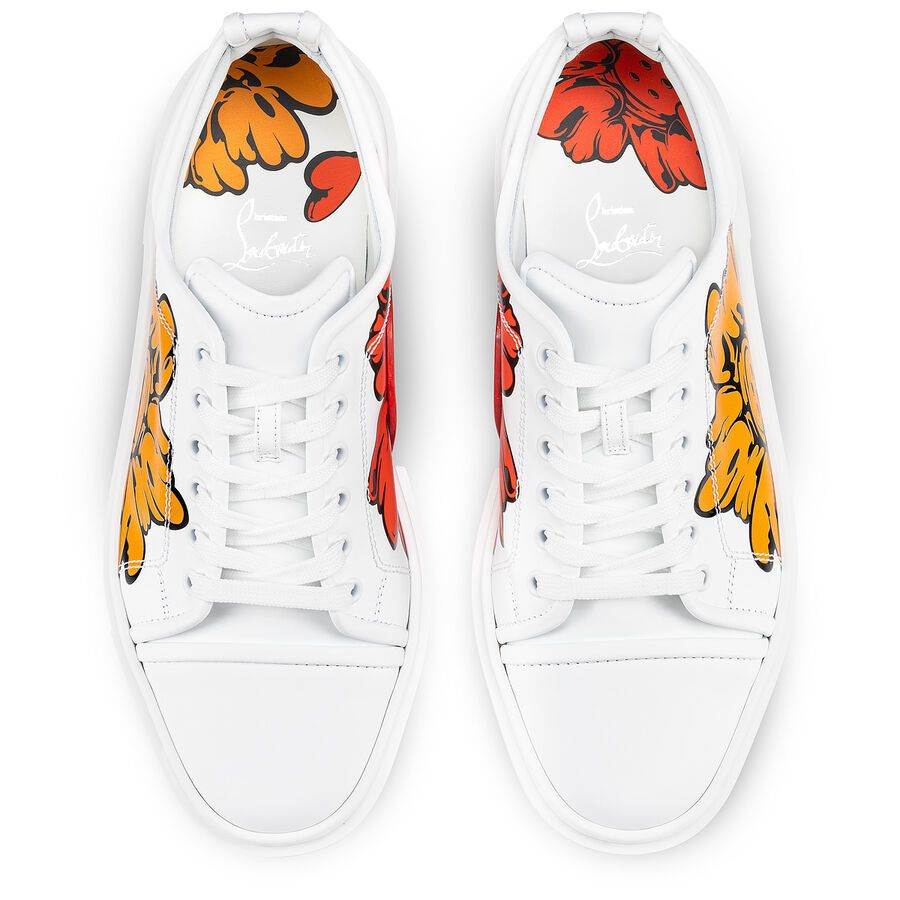 Christian Louboutin oc11z0425 Adolon Junior Flat in White Size US 7 / EU 40 - 3 Thumbnail