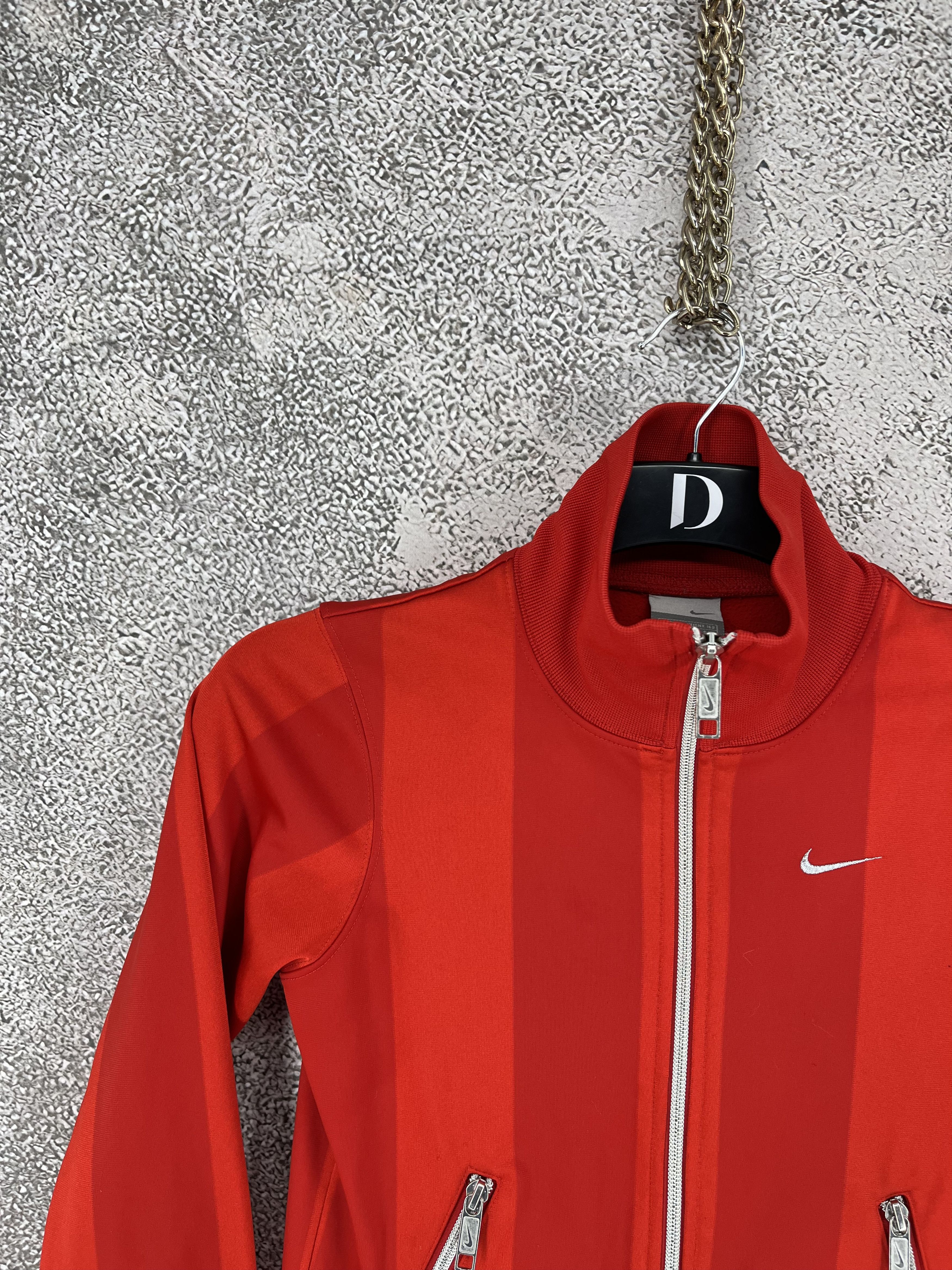 Nike Women's Vintage 00's y2k Track Top Zip Jacket Just Do It Red Size S / US 4 / IT 40 - 5 Thumbnail