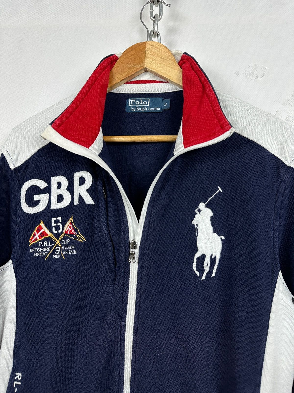 Polo Ralph Lauren Vintage Polo Ralph Lauren GBR Chief Keef Zip Sweatshirt Size US S / EU 44-46 / 1 - 13 Thumbnail