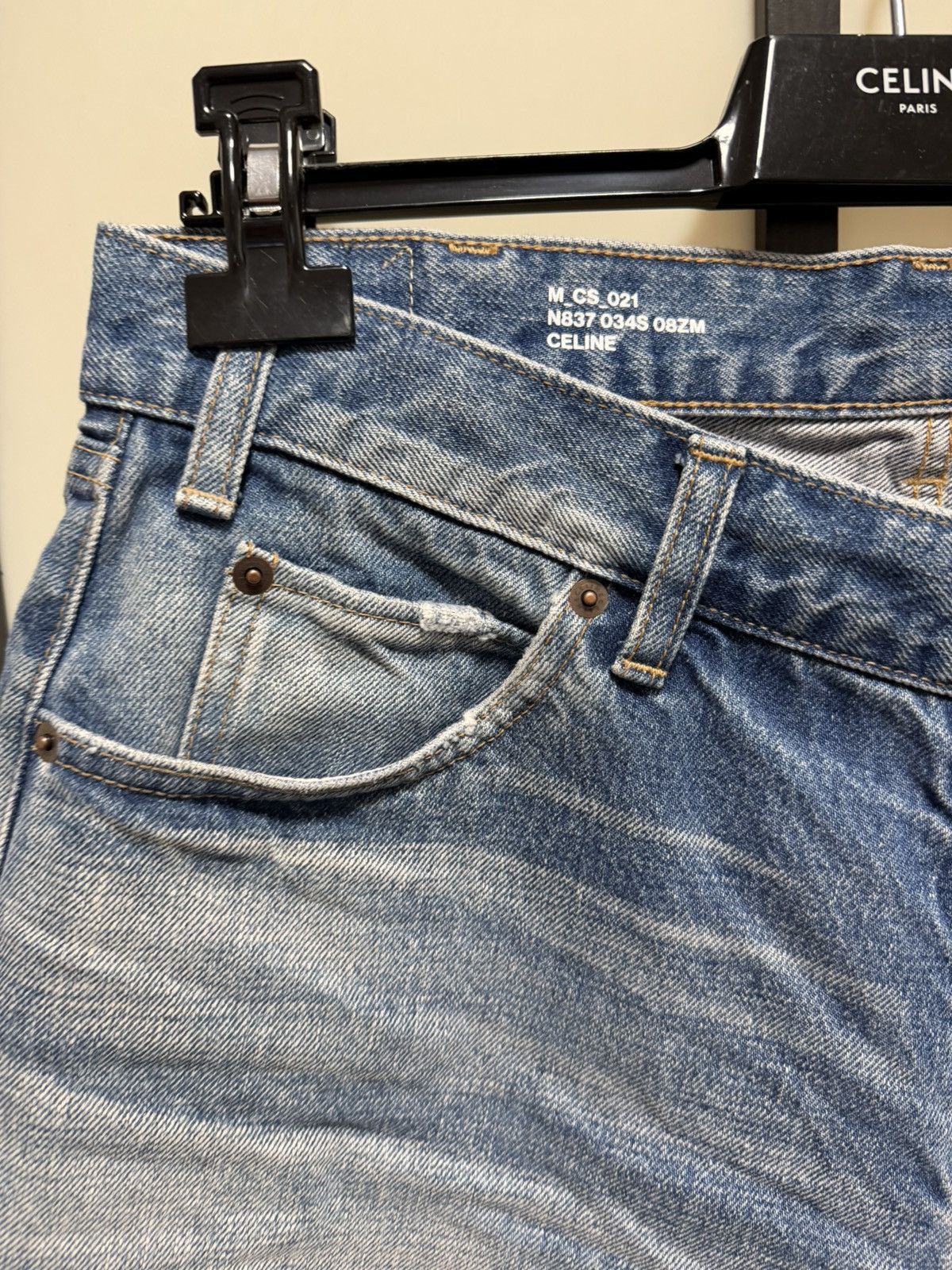 Celine RARE - SS23 Zuma Wash Wesley Shorts 31 Size US 31 - 3 Thumbnail