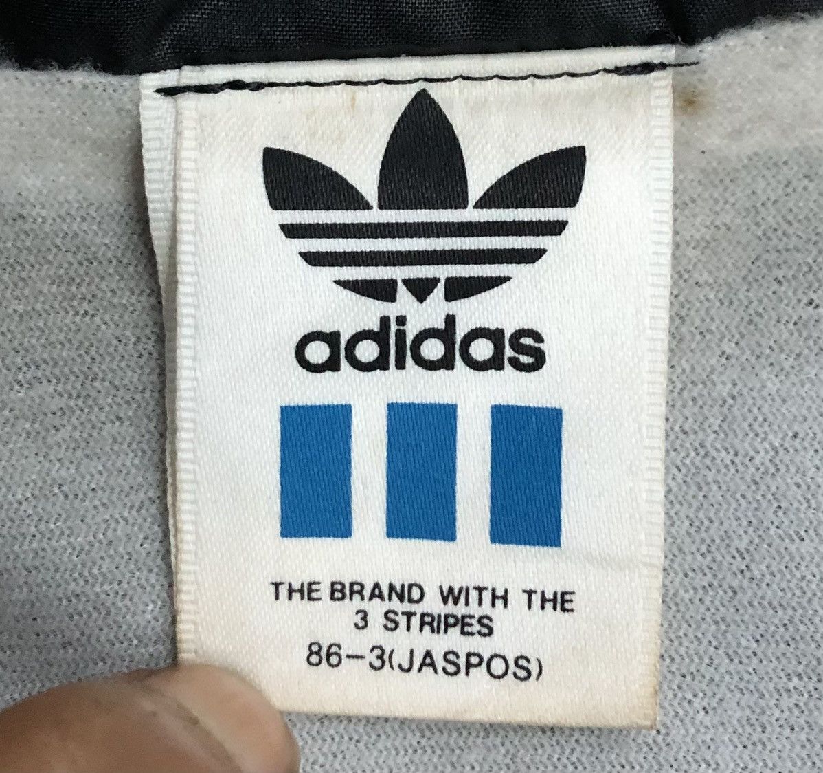 Adidas × Vintage Vintage Adidas Trefoil Coach Jacket Black Size 86-3 (JASPO) Size US XL / EU 56 / 4 - 14 Thumbnail