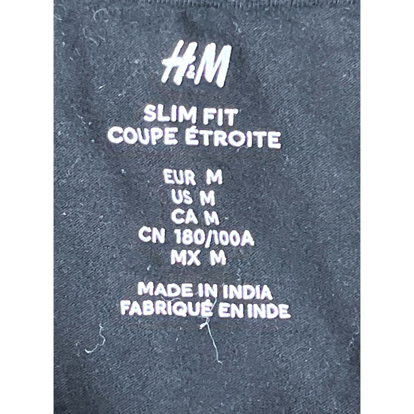 H&M H&M T-Shirt Womens M Black Cotton Blend Slim Fit Basic Crew Neck Short Sleeve Shirt Womens M Black Cotton Blend Slim Fit Basic Crew Neck Short Sleeve Size M / US 6-8 / IT 42-44 - 7 Thumbnail