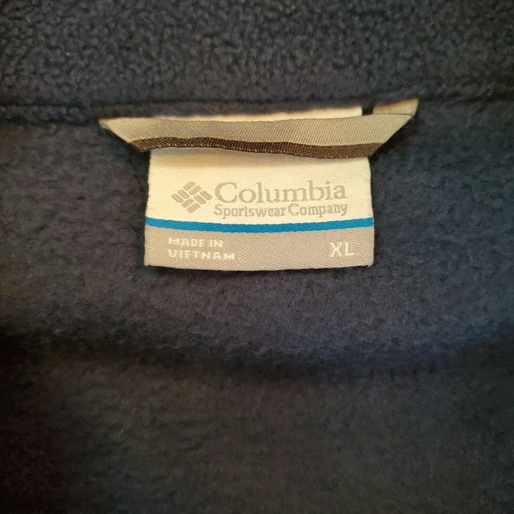 Vintage Columbia PFG Fleece Full Zip Jacket Mens Blue XL Sleeve Mock Neck Windstopper Jacket Size US XL / EU 56 / 4 - 5 Thumbnail