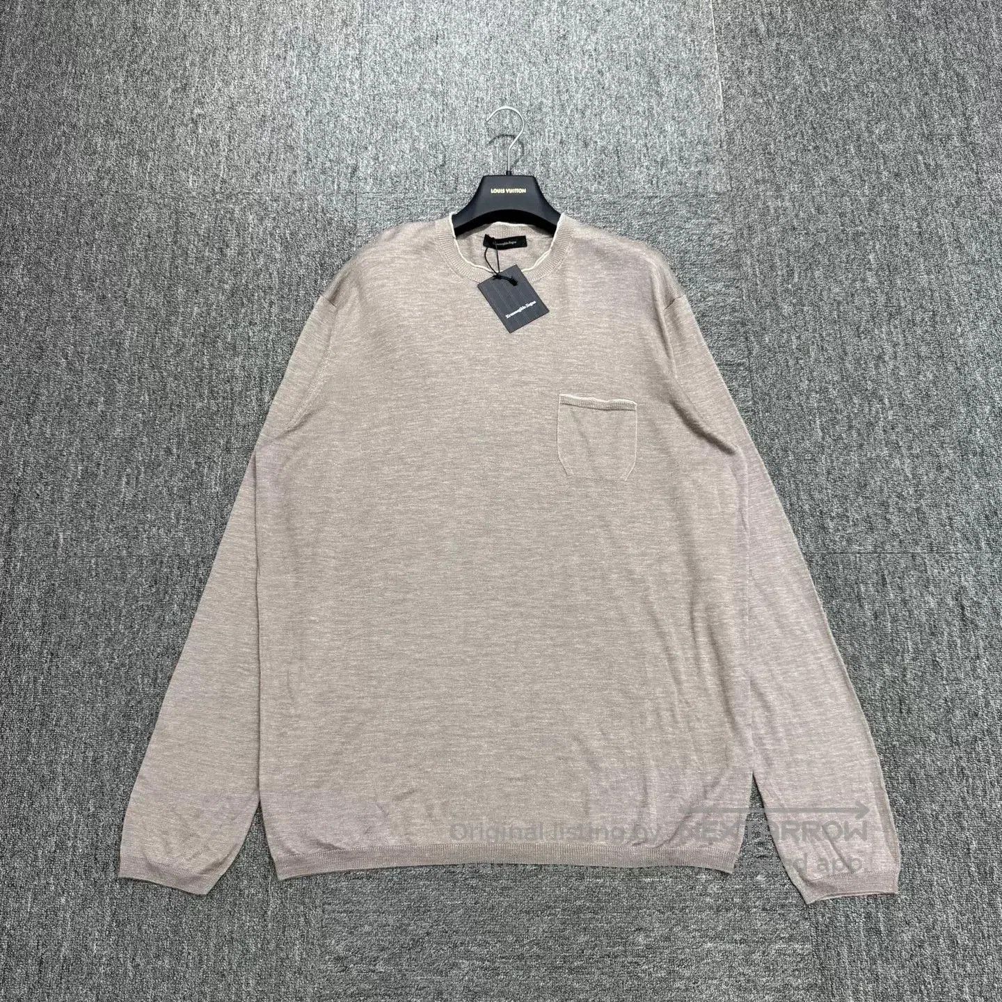 Ermenegildo Zegna Ermenegildo Zegna Silk Linen Blend Knit Sweater. Size US L / EU 52-54 / 3 - 1 Thumbnail
