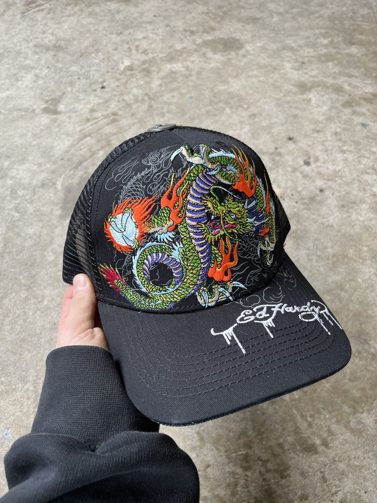 Ed Hardy Crazy Embroidered Ed Hardy SnapBack New With Tags Size ONE SIZE - 7 Thumbnail