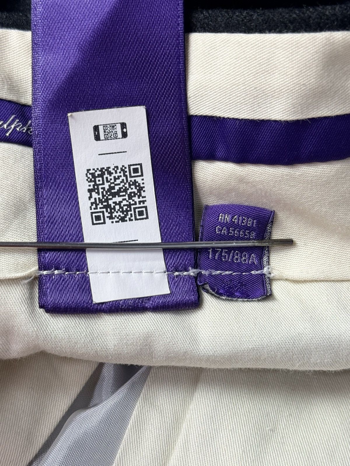 Ralph Lauren Purple Label Ralph Lauren Purple Label Gregory Wool Flannel Trouser Size US 34 / EU 50 - 17 Thumbnail