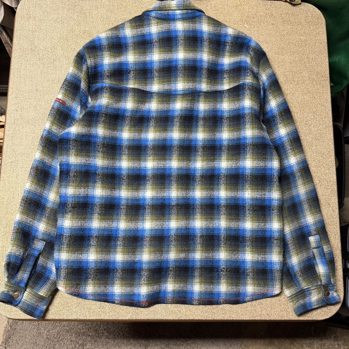Quiksilver Vintage Quiksilver Quikjean Flannel Grunge Snap Y2K Large Size US L / EU 52-54 / 3 - 10 Thumbnail