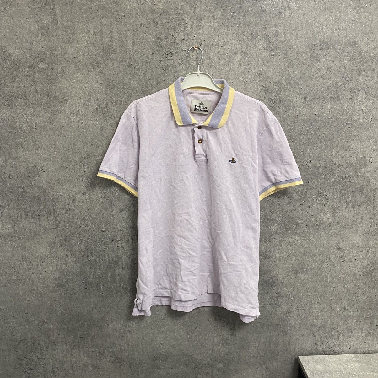 Vivienne Westwood Vivienne Westwood Polo T Shirt Vintage Small Orb Logo Luxury Size US XL / EU 56 / 4 - 1 Thumbnail
