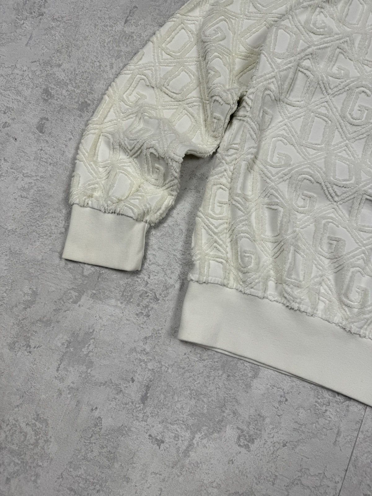 Dolce & Gabbana Dolce & Gabbana White Monogram Sweatshirt Size 50 Size US M / EU 48-50 / 2 - 4 Thumbnail