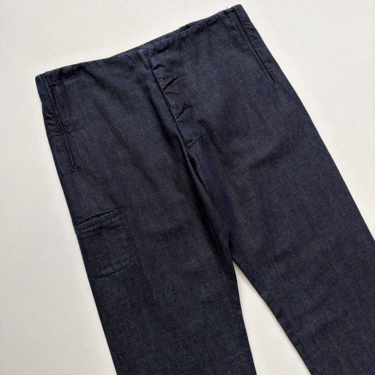 Maison Margiela S/S 11 Blue Denim ‘Mini Side Pocket’ Pants Size US 32 / EU 48 - 6 Thumbnail