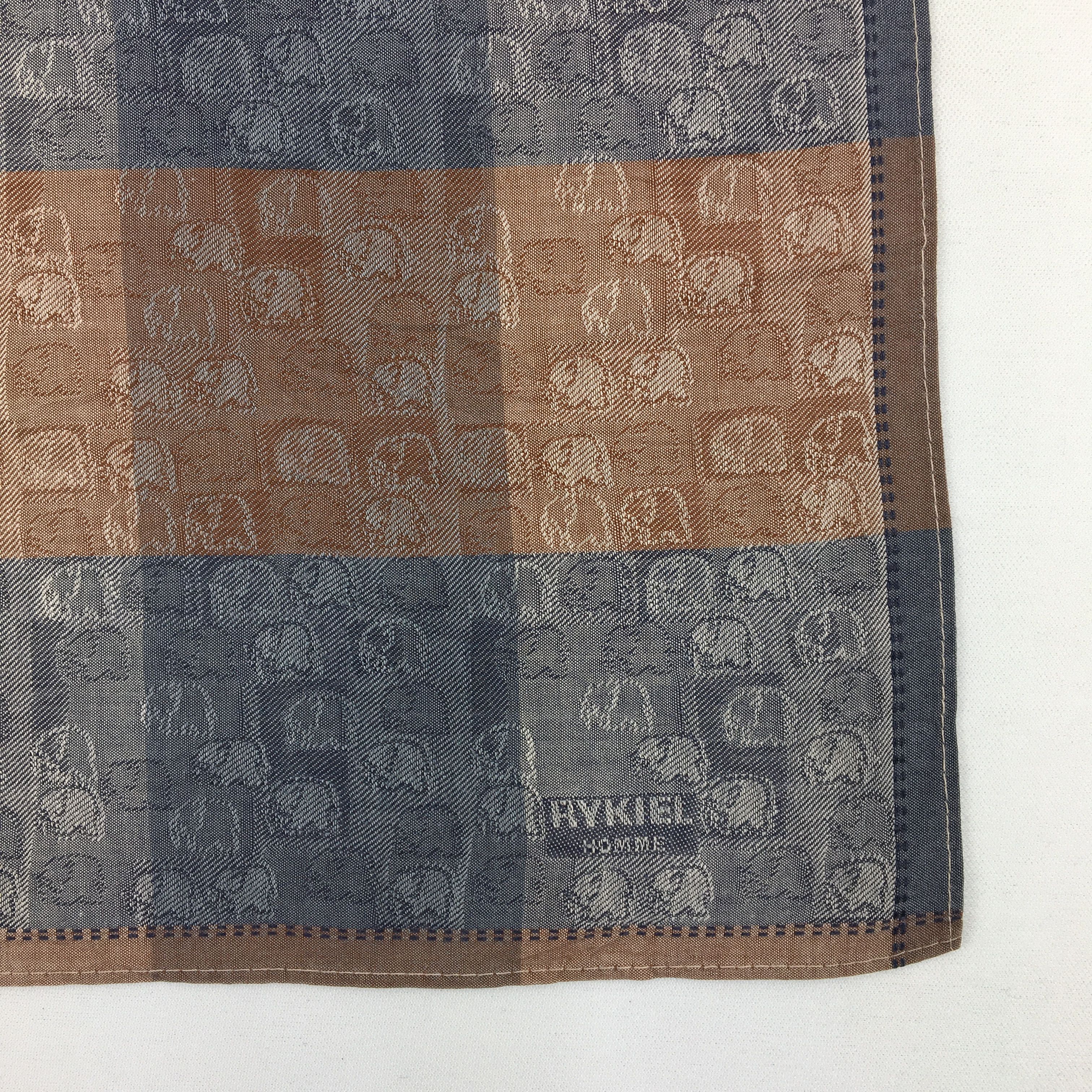 Sonia Rykiel Vintage Y2K Rykiel Homme Handkerchief Bandana Pocket Square Size ONE SIZE - 3 Thumbnail