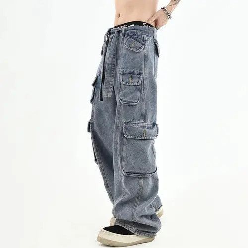 Japanese Brand × Jean Vintage Distressed Cargo Jeans Size US 26 / EU 42 - 3 Thumbnail