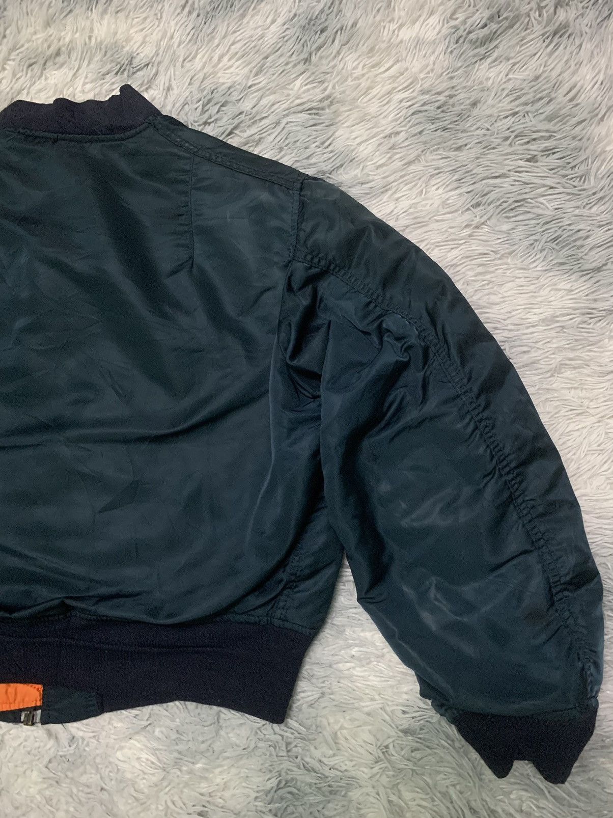 Alpha Industries × Vintage 90s ALPHA INDUSTRIES SUNFADED REVERSIBLE JACKET Size US L / EU 52-54 / 3 - 13 Thumbnail