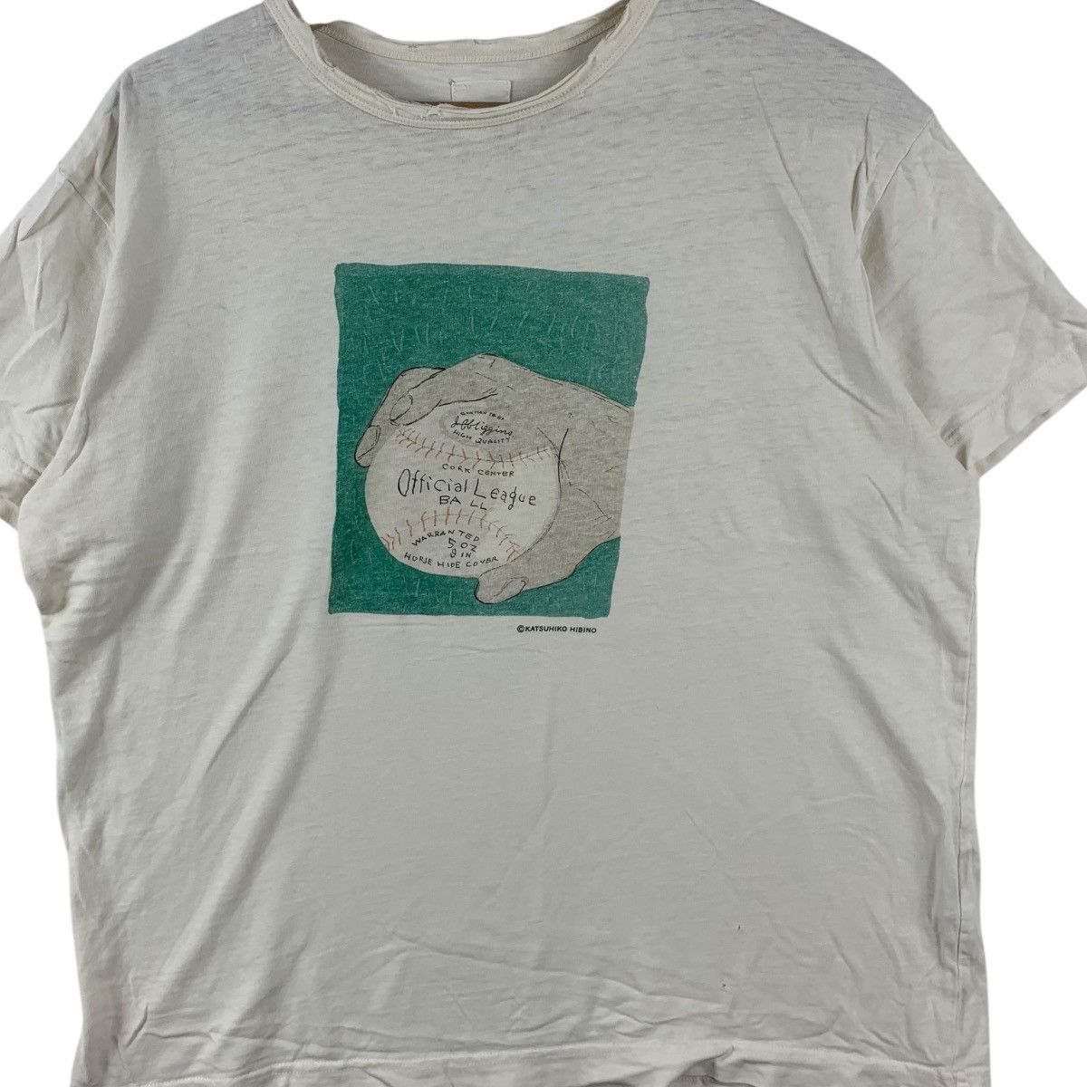 Karl Helmut Vintage KARL HELMUT x KATSUHIKO HIBINO Artwork Tee Shirt Size M / US 6-8 / IT 42-44 - 3 Thumbnail