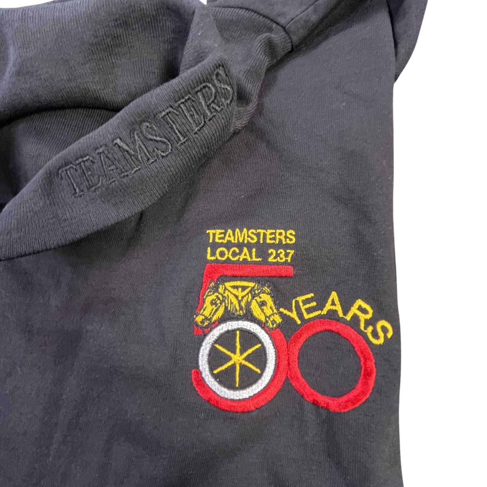 Other VINTAGE Teamsters Local 237 Shirt Mens XL Turtleneck USA Size US XL / EU 56 / 4 - 11 Thumbnail
