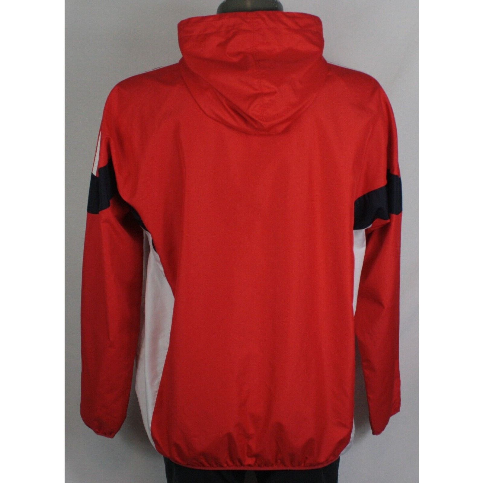Adidas Adidas Trefoil Logo Spell Out Colorblock Hooded Windbreaker Size US L / EU 52-54 / 3 - 4 Thumbnail