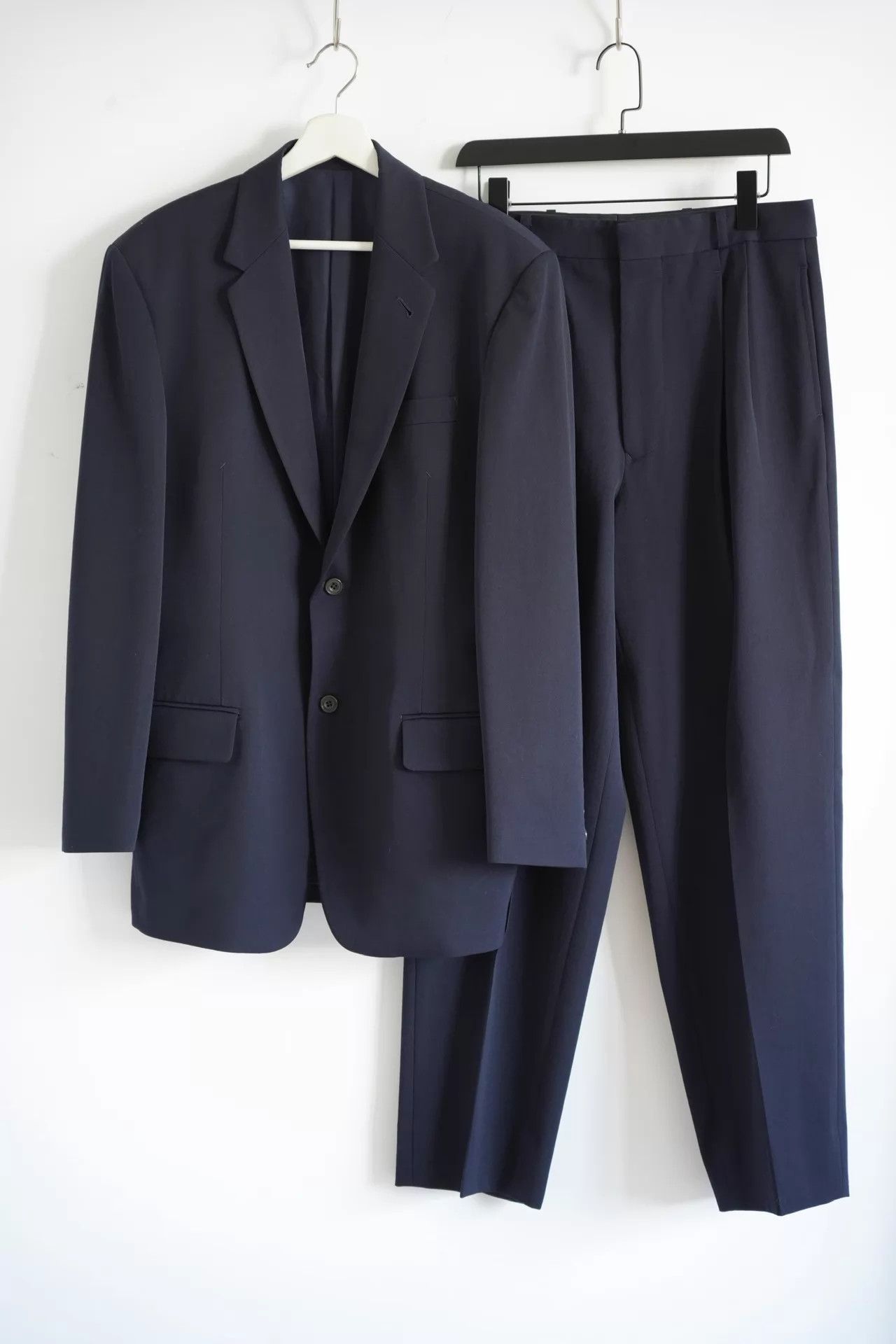 Jean Paul Gaultier Jean Paul Gaultier Homme Navy Wool Suit w/ Cord Size 50R - 1 Thumbnail