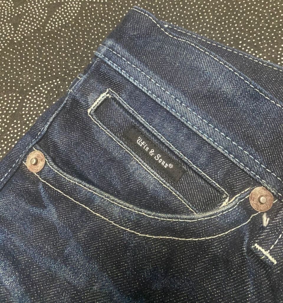If Six Was Nine 💥FLARE💥DELAY by UFIN & SON DISTRESSED DENIM Size US 30 / EU 46 - 7 Thumbnail