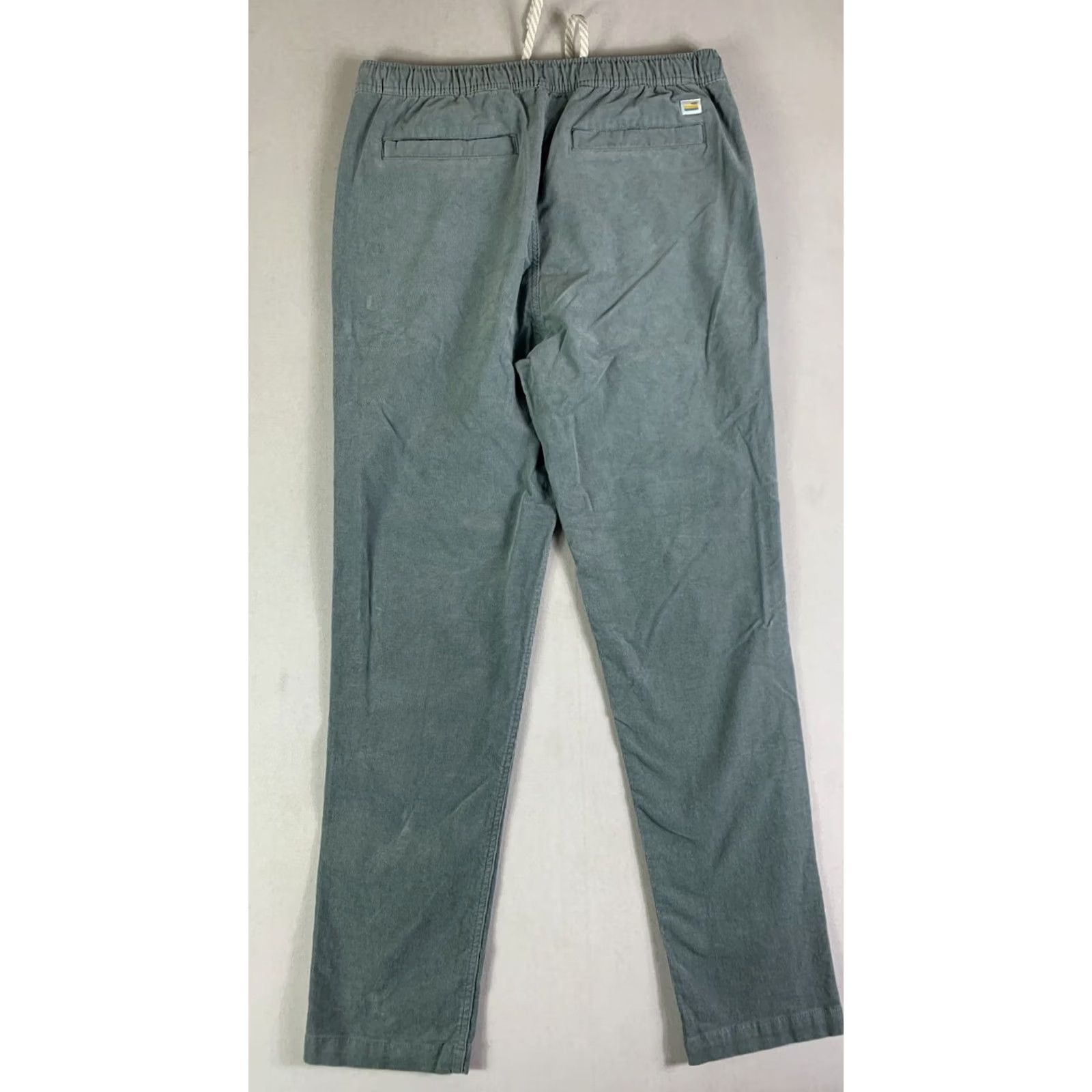 Vuori Vuori Corduroy Pants Mens Large Green Elastic Drawstring V440 Stretch (fit 32x30) Size US 33 - 3 Thumbnail