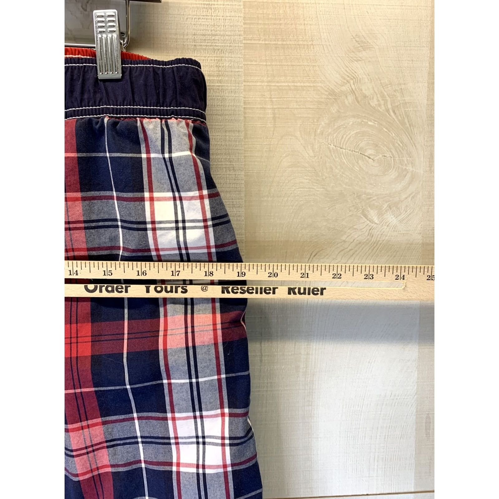 Tommy Hilfiger Tommy Hilfiger Men’s Bottoms Trunks Plaid Swim L Multicolor 3099 Mens LVL? Size US 33 - 6 Thumbnail
