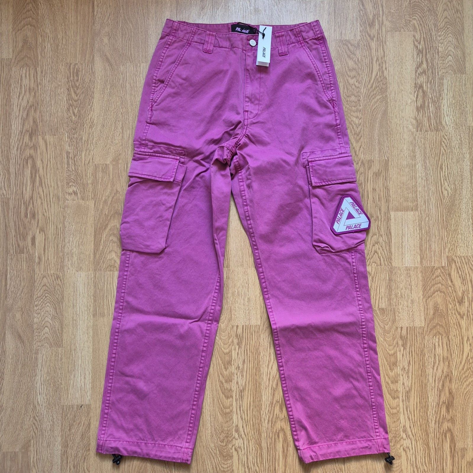 Palace Palace Garment Dyed Cargo Trouser Pink Small Brand New FW22 Size US 30 / EU 46 - 2 Thumbnail