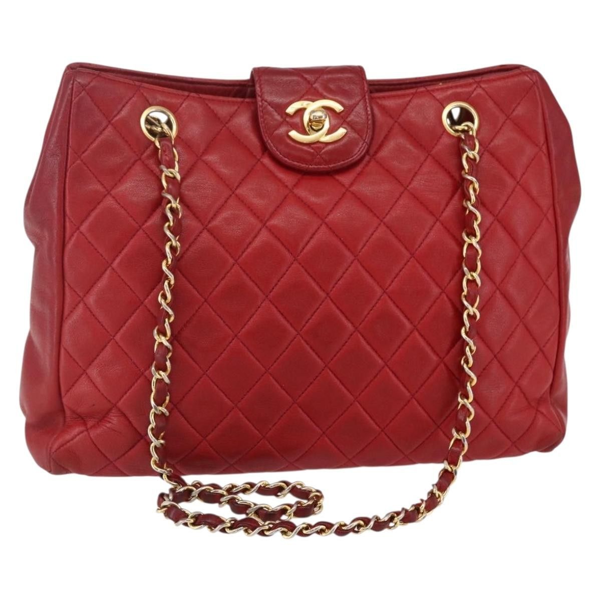 Chanel Chanel Vintage Shopping Tote Quilted Lambskin Size ONE SIZE - 1 Thumbnail