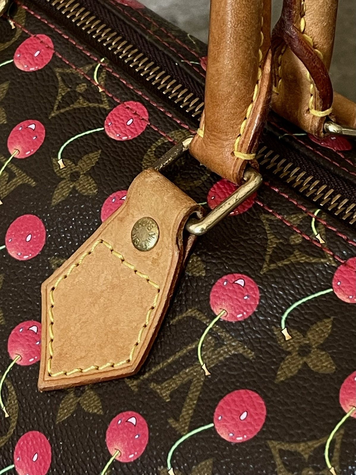 Louis Vuitton × Takashi Murakami Louis Vuitton - Takashi Murakami - SS2005 -Cerises Speedy 25 Size ONE SIZE - 10 Thumbnail