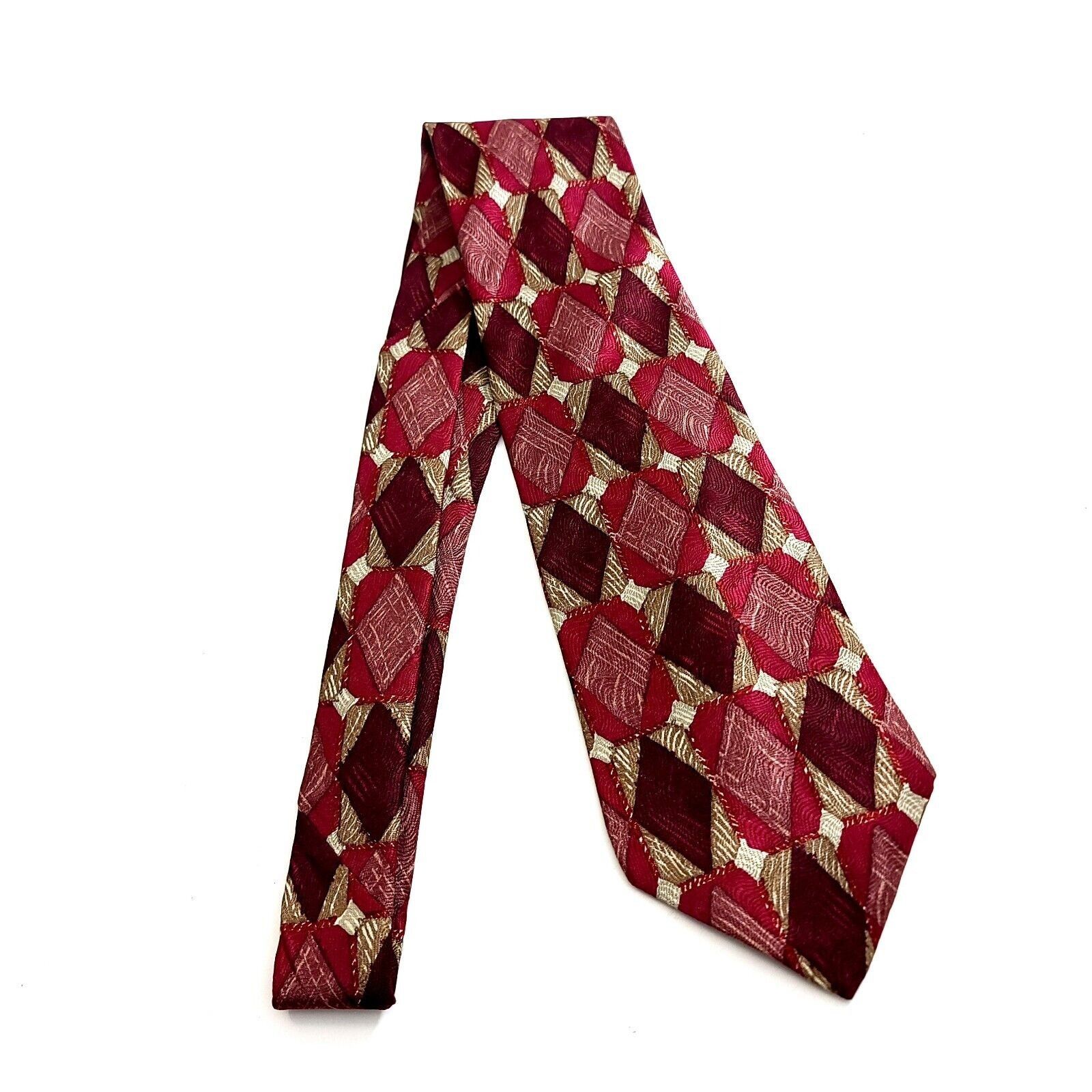Alexander Julian Alexander Julian Colours Red Geometric Woven Abstract Short Size ONE SIZE - 6 Thumbnail