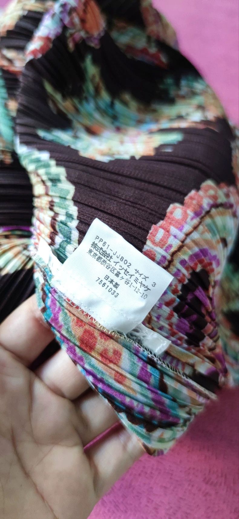 Issey Miyake Issey Miyake size:3 Pink vintage out-of-print Paisley cash Size M / US 6-8 / IT 42-44 - 3 Thumbnail