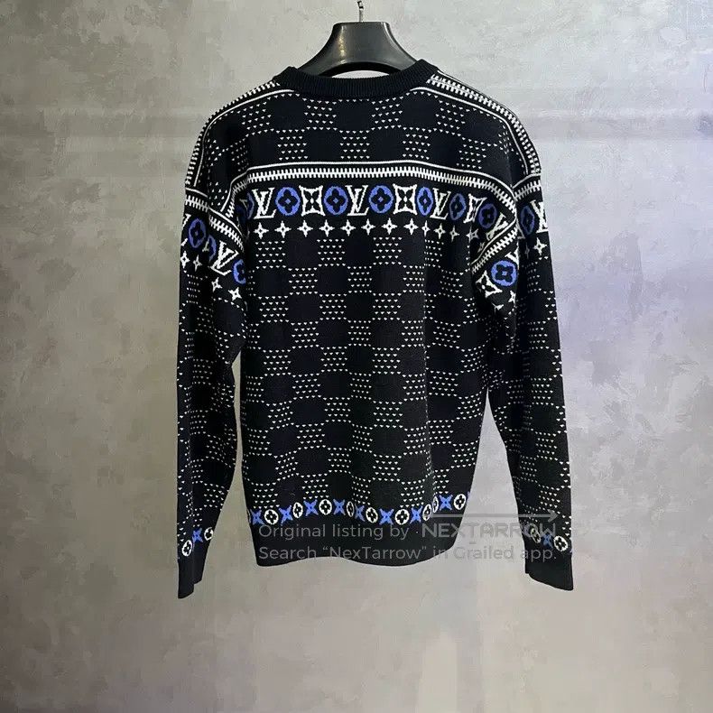 Louis Vuitton Louis Vuitton 25 Latest Black Logo Print Crew Neck Pullove Size US M / EU 48-50 / 2 - 5 Thumbnail