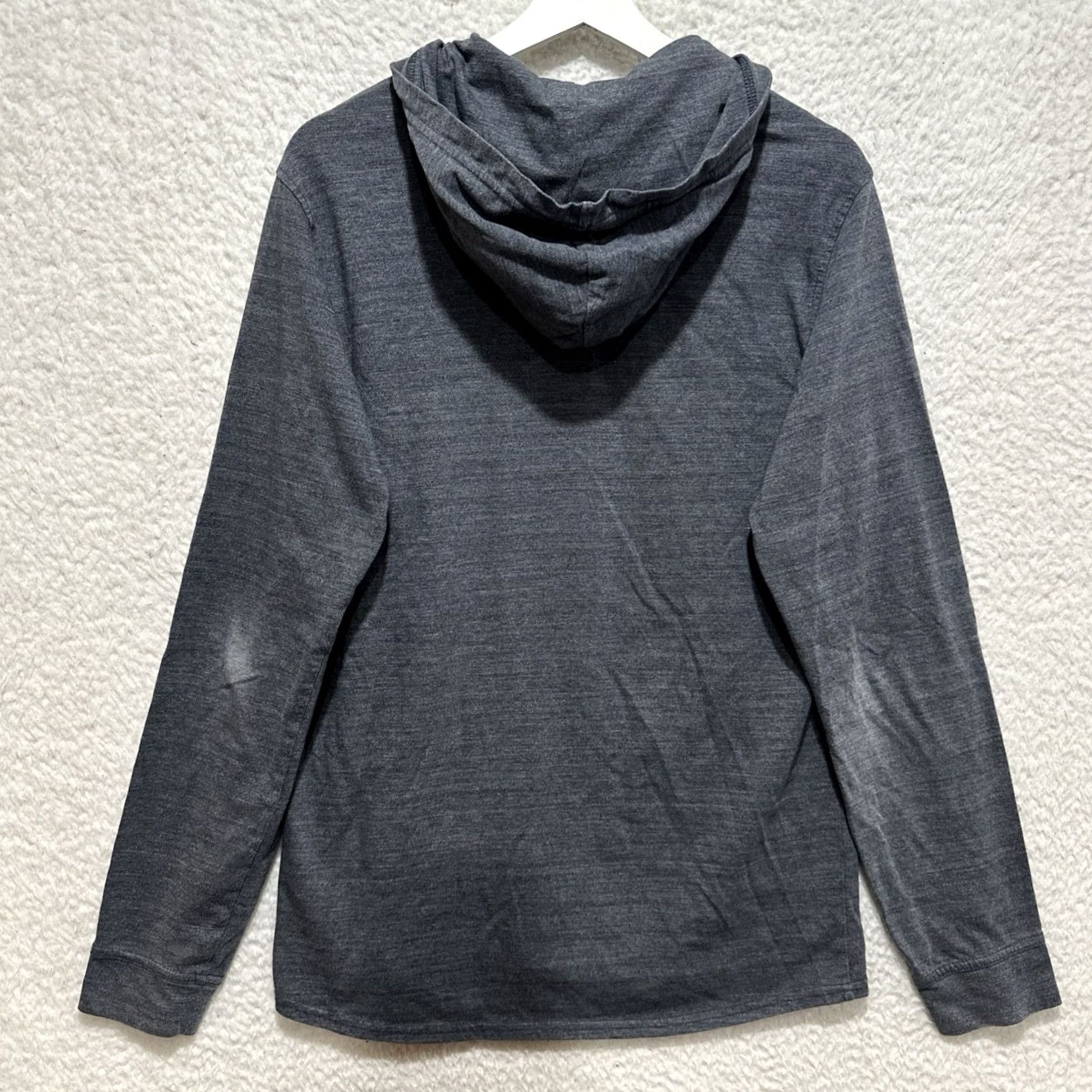 The North Face The North Face Hoodie Men M Gray Regular Full Zip Logo USA Tri-Blend Classic Fit Size US M / EU 48-50 / 2 - 2 Thumbnail