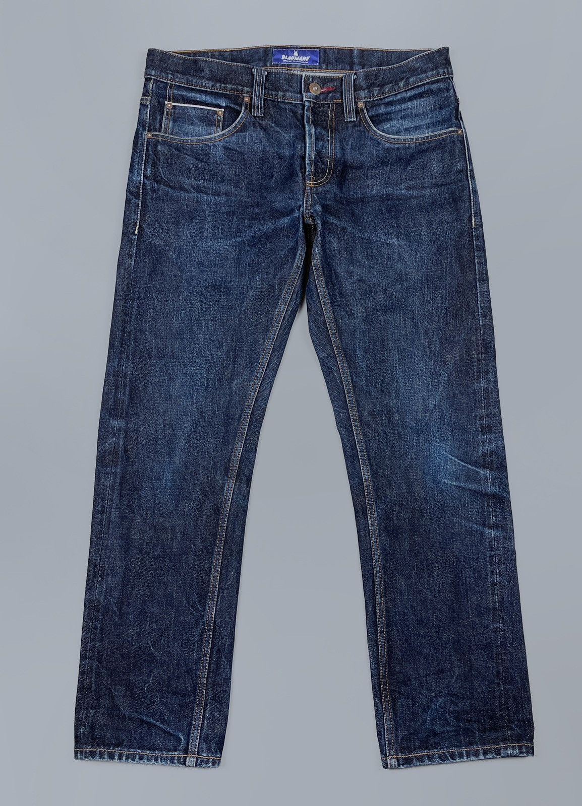 Other Men’s BLAUMANN Blue Raw Selvage Denim Pants Size W32 L32 Size US 32 / EU 48 - 2 Thumbnail